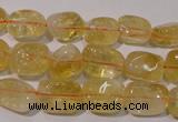 CCR218 15.5 inches 9*13mm nuggets natural citrine gemstone beads