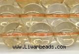 CCR347 15.5 inches 10mm round natural citrine beads wholesale