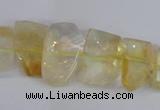 CCR355 15.5 inches 13*18mm - 15*20mm freeform natural citrine beads