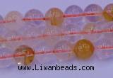 CCR361 15.5 inches 6mm round citrine beads wholesale