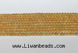 CCR377 15.5 inches 4.5-5mm round citrine gemstone beads wholesale