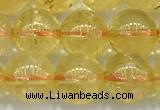 CCR382 15 inches 8mm round citrine beads wholesale