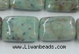 CCS102 15.5 inches 18*25mm rectangle African chrysocolla beads