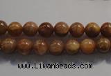 CCS351 15.5 inches 6mm round AB grade natural golden sunstone beads