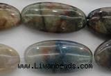 CCS36 15.5 inches 15*30mm oval natural chrysocolla gemstone beads