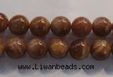 CCS363 15.5 inches 10mm round A grade natural golden sunstone beads