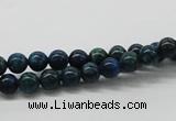 CCS51 16 inches 6mm round dyed chrysocolla gemstone beads wholesale