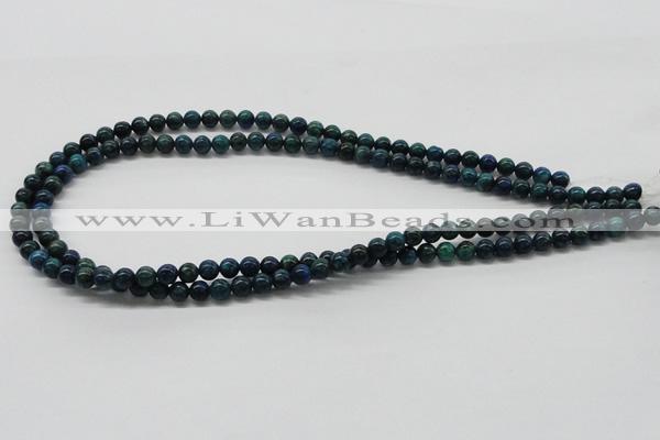 CCS51 16 inches 6mm round dyed chrysocolla gemstone beads wholesale