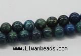 CCS52 16 inches 8mm round dyed chrysocolla gemstone beads wholesale