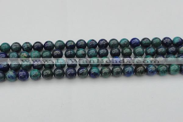 CCS524 15.5 inches 12mm round dyed chrysocolla gemstone beads