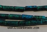 CCS624 15.5 inches 5*13mm tube dyed chrysocolla gemstone beads