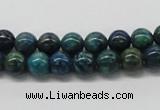 CCS72 15.5 inches 14mm round dyed chrysocolla gemstone beads