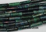 CCS77 15.5 inches 4*13mm tube dyed chrysocolla gemstone beads