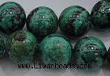 CCS803 15.5 inches 10mm round natural Chinese chrysocolla beads