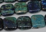 CCS85 15.5 inches 16*16mm square dyed chrysocolla gemstone beads