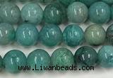 CCS873 15.5 inches 5mm round natural chrysocolla gemstone beads