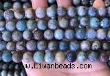 CCS890 15 inches 10mm round natural chrysocolla beads wholesale