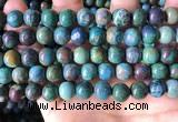 CCS895 15 inches 10mm round natural chrysocolla gemstone beads