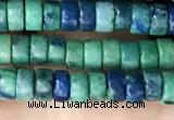 CCS93 15.5 inches 2.5*4mm round heishi chrysocolla beads