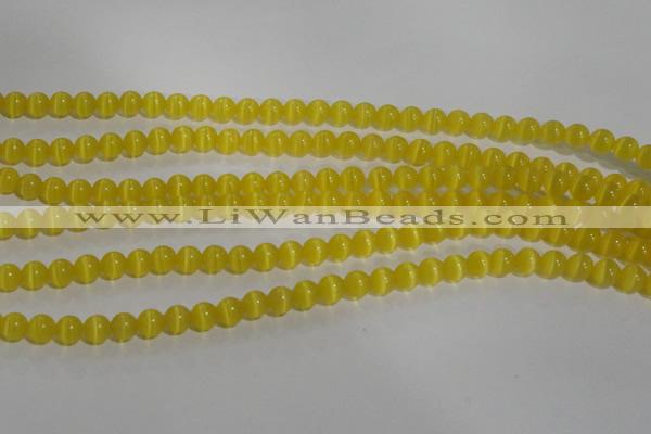 CCT1209 15 inches 4mm round cats eye beads wholesale