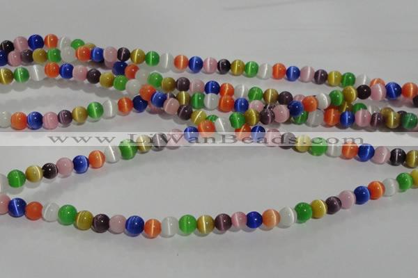 CCT1214 15 inches 4mm round cats eye beads wholesale