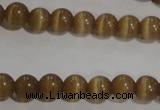 CCT1216 15 inches 4mm round cats eye beads wholesale