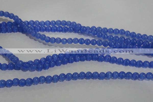 CCT1230 15 inches 4mm round cats eye beads wholesale