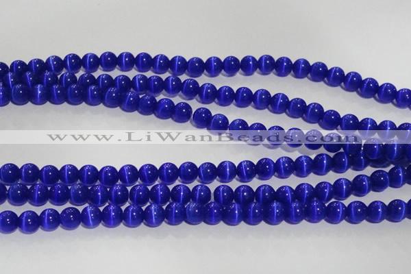 CCT1289 15 inches 5mm round cats eye beads wholesale