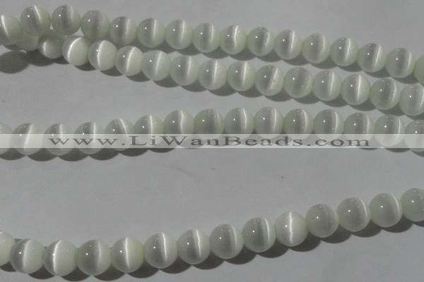 CCT1370 15 inches 7mm round cats eye beads wholesale