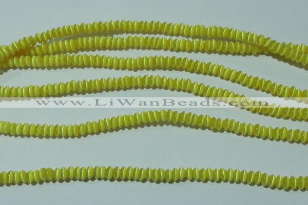 CCT213 15 inches 2*4mm rondelle cats eye beads wholesale