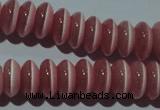 CCT261 15 inches 3*7mm rondelle cats eye beads wholesale