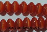 CCT275 15 inches 5*8mm rondelle cats eye beads wholesale