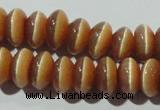 CCT281 15 inches 5*8mm rondelle cats eye beads wholesale