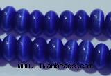 CCT288 15 inches 5*8mm rondelle cats eye beads wholesale