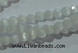 CCT301 15 inches 4mm faceted round cats eye beads wholesale