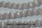 CCT303 15 inches 4mm faceted round cats eye beads wholesale