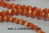 CCT309 15 inches 4mm faceted round cats eye beads wholesale