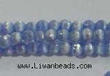 CCT321 15 inches 4mm faceted round cats eye beads wholesale