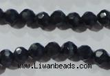 CCT329 15 inches 4mm faceted round cats eye beads wholesale