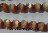 CCT359 15 inches 6mm faceted round cats eye beads wholesale