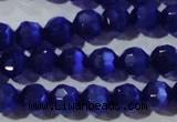 CCT364 15 inches 6mm faceted round cats eye beads wholesale