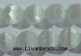 CCT371 15 inches 8mm faceted round cats eye beads wholesale