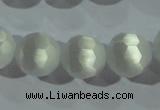 CCT390 15 inches 10mm faceted round cats eye beads wholesale