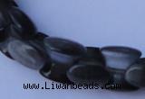 CCT40 14.5 inches 6*10mm drum-shaped black cats eye beads wholesale