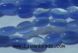 CCT613 15 inches 4*6mm oval cats eye beads wholesale