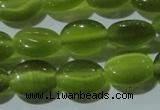 CCT647 15 inches 6*8mm oval cats eye beads wholesale