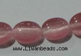 CCT664 15 inches 8*10mm oval cats eye beads wholesale