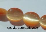 CCT668 15 inches 8*10mm oval cats eye beads wholesale