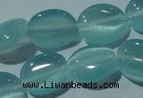 CCT676 15 inches 8*10mm oval cats eye beads wholesale