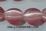 CCT694 15 inches 10*12mm oval cats eye beads wholesale